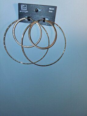 Silver-tone Hoop Earrings